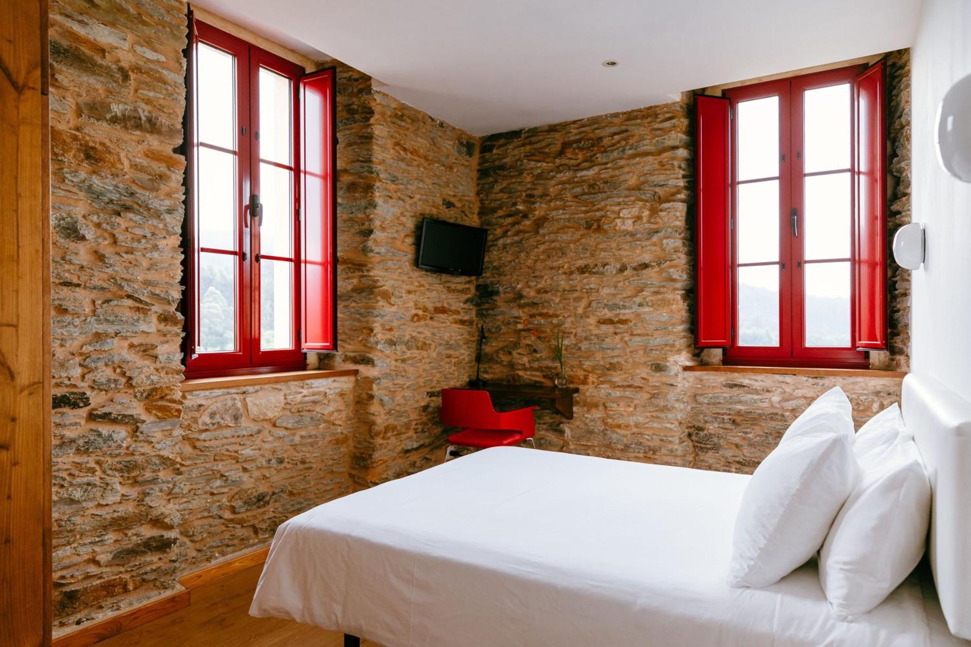Hotel El Castano Dormilon Santa Marta de Ortigueira Exteriör bild